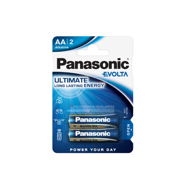 LR6EGE/2BP stilo Evolta Panasonic Blister da 2