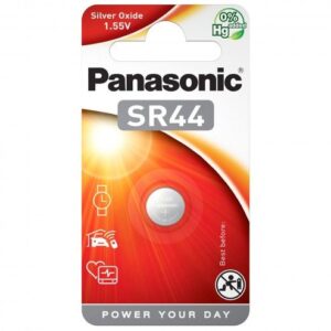 SR-44L/1B Batteria ossido d'argento Panasonic Blister da 1
