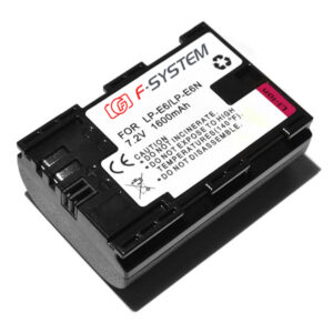 F-System BATTERIA litio CANON LP E6P 2400mAh