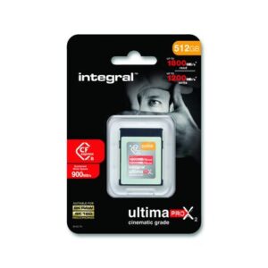 INTEGRAL CF EXPRESS CFexpress 2.0 512GB 1800/1200/900 Cinematic
