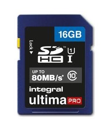 INTEGRAL SD HC 16 GB 80MB/S